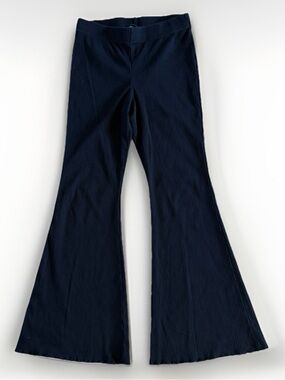 Wild Fable Ribbed Flare Pants Black Size S